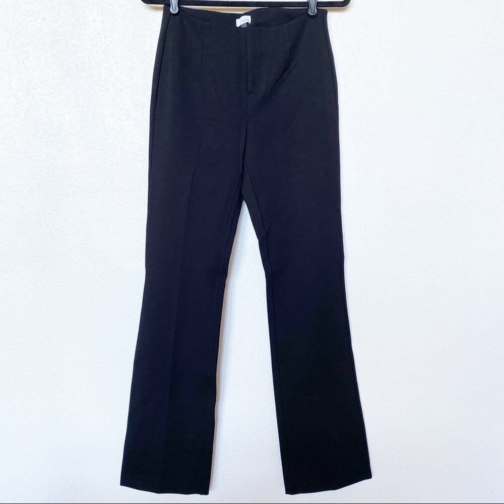 Ecru Varick Clean Slim Bootcut Trouser Black Size 2